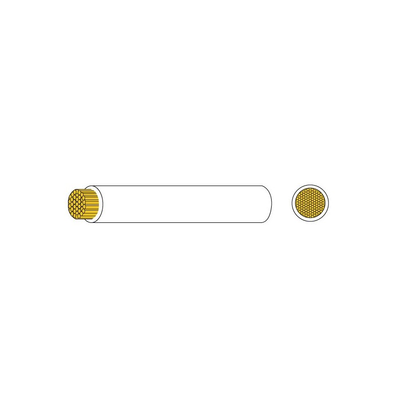 White Thinwall Cable