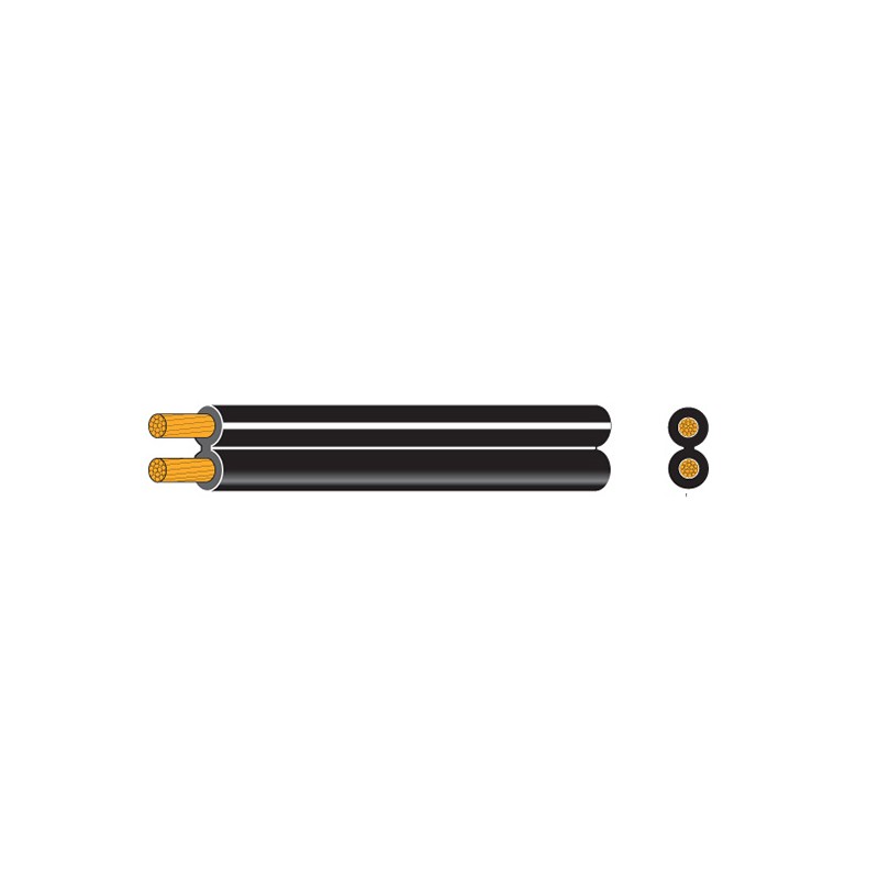 Stereo Speaker Twin Cable