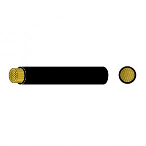 Black Thinwall Cable