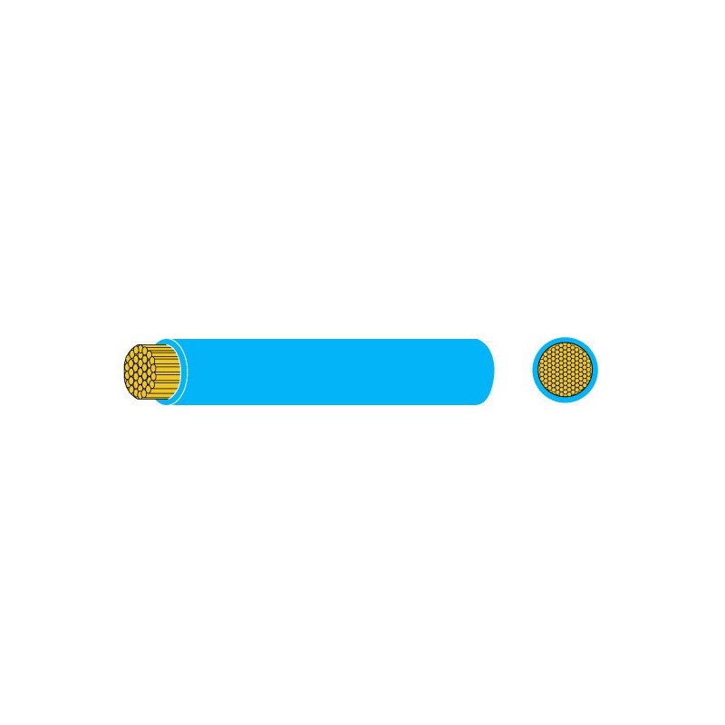 Blue Thinwall Cable