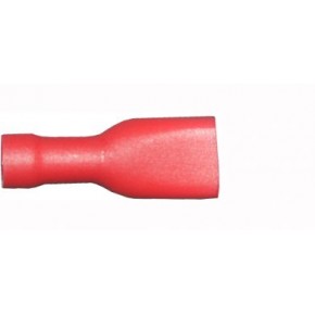 Red Female Spade 6.3mm (Insulated)
