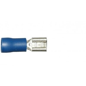 Blue Female Spade 4.8mm