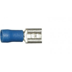 Blue Female Spade 6.3mm