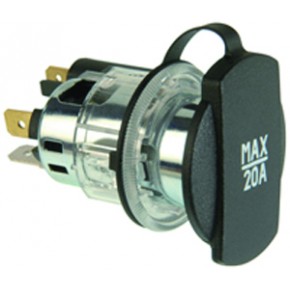 12v Power Socket - Clear Illumination