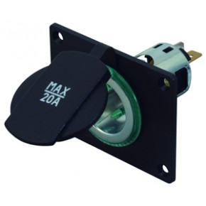 12v Plated Power Socket